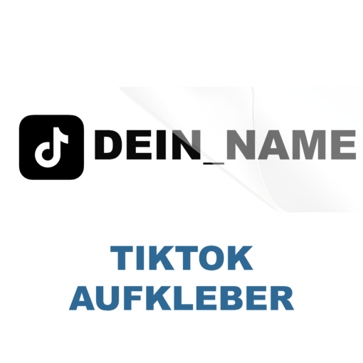 TikTok Sticker - Aufkleber